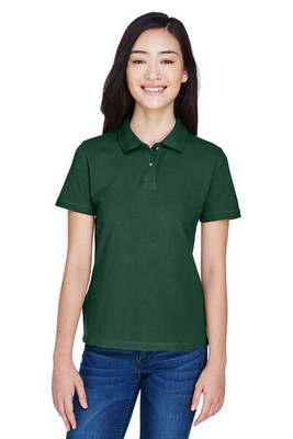 Harriton M200W - Ladies 6 oz. Ringspun Cotton Piqué Short-Sleeve Polo