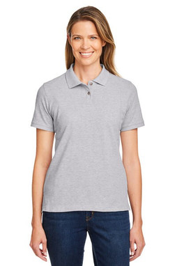 Harriton M200W - Ladies 6 oz. Ringspun Cotton Piqué Short-Sleeve Polo