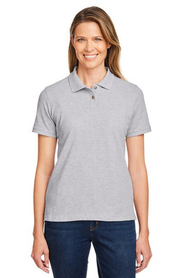 Harriton M200W - Ladies 6 oz. Ringspun Cotton Piqué Short-Sleeve Polo
