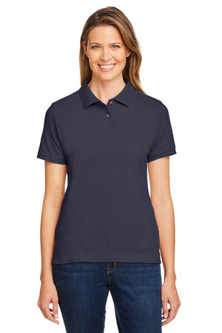 Harriton M200W - Ladies 6 oz. Ringspun Cotton Piqué Short-Sleeve Polo