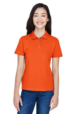 Harriton M200W - Ladies 6 oz. Ringspun Cotton Piqué Short-Sleeve Polo