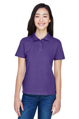 Harriton M200W - Polo Femme Élégant en Coton Piqué