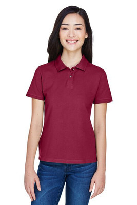 Harriton M200W - Ladies 6 oz. Ringspun Cotton Piqué Short-Sleeve Polo