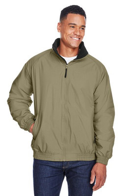 Harriton M740 - Fleece-Lined Nylon Jacket