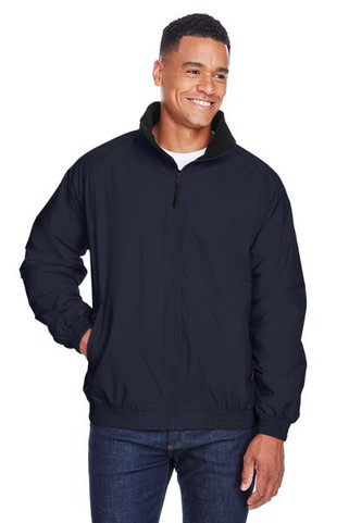 Harriton M740 - Fleece-Lined Nylon Jacket