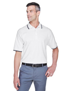 Devon & Jones D140 - Polo Pima Interlock à manches courtes