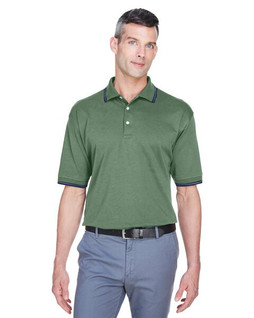 Devon & Jones D140 - Polo Pima Interlock à manches courtes