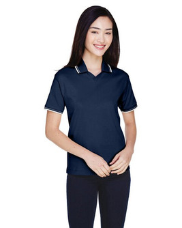 Devon & Jones D140W - Polo en Pima Interlock pour femmes