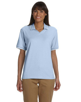 Devon & Jones D140W - Polo en Pima Interlock pour femmes