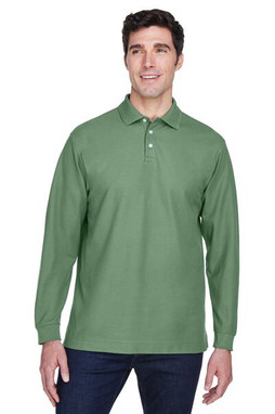 Devon & Jones D110 - Polo en pima piqué à manches longues