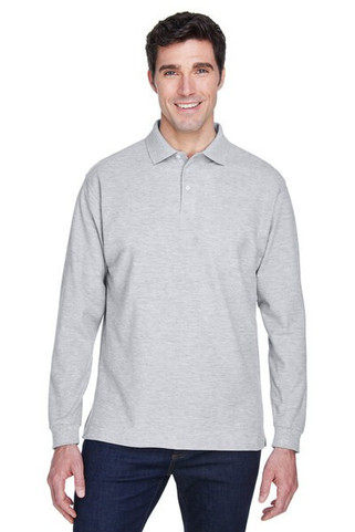 Devon & Jones D110 - Mens Pima Piqué Long-Sleeve Polo