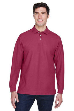 Devon & Jones D110 - Polo en pima piqué à manches longues