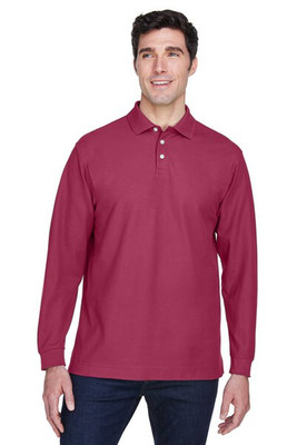 Devon & Jones D110 - Polo en pima piqué à manches longues