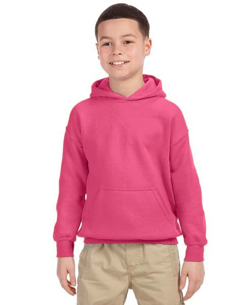 Gildan G185B - Youth Heavy Blend Hooded Sweatshirt with Pouch Pocket