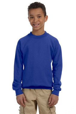 Gildan G180B - Youth Heavy Blend Fleece Crewneck Sweatshirt