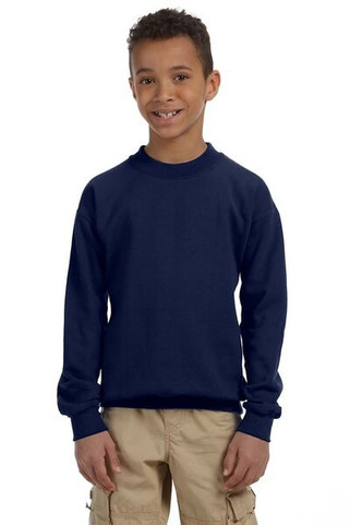 Gildan G180B - Youth Heavy Blend Fleece Crewneck Sweatshirt