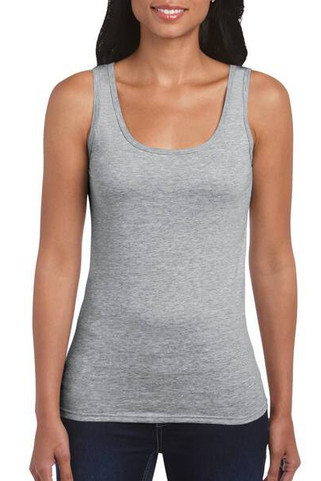 Gildan GI64200L - Womens Premium Soft Cotton Jersey Tank Top