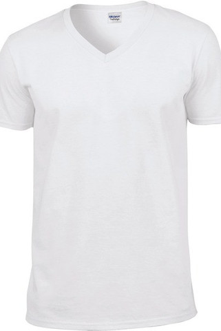 Gildan GI64V00 - Premium Softstyle Mens V-Neck Cotton T-Shirt