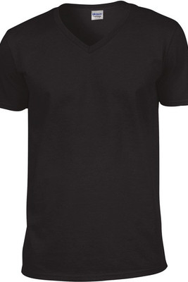 Gildan GI64V00 - Premium Softstyle Men's V-Neck Cotton T-Shirt