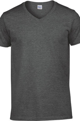 Gildan GI64V00 - Premium Softstyle Men's V-Neck Cotton T-Shirt