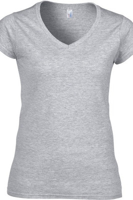 Gildan GI64V00L - Premium Soft Cotton Ladies V-Neck T-Shirt
