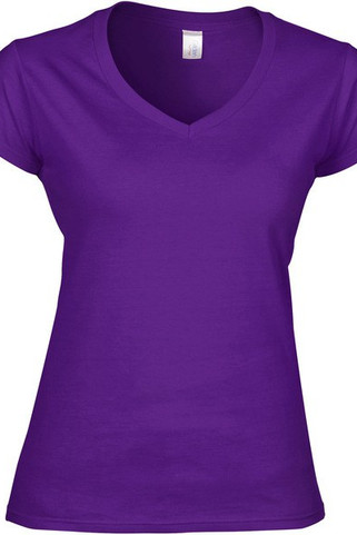Gildan GI64V00L - Premium Soft Cotton Ladies V-Neck T-Shirt
