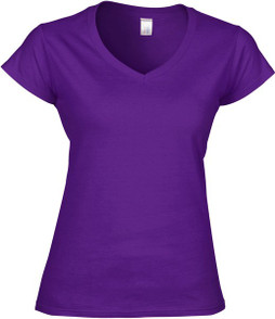 Gildan GI64V00L - Premium Soft Cotton Ladies V-Neck T-Shirt
