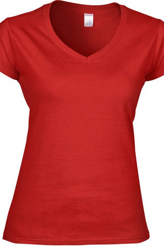 Gildan GI64V00L - Premium Soft Cotton Ladies V-Neck T-Shirt