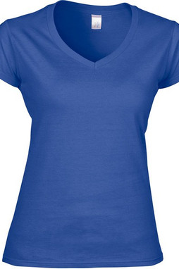 Gildan GI64V00L - T-shirt donna con scollatura a V Softstyle®