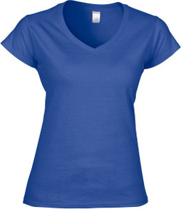 Gildan GI64V00L - T-shirt til kvinder med V-hals