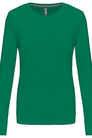Kariban K383 - DAMES T-SHIRT MET RONDE HALS EN LANGE MOUWEN