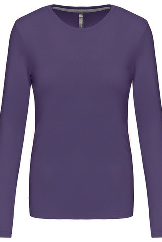 Kariban K383 - DAMES T-SHIRT MET RONDE HALS EN LANGE MOUWEN