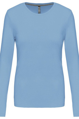Kariban K383 - T-SHIRT DE SENHORA DE MANGA COMPRIDA E DECOTE REDONDO