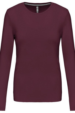 Kariban K383 - T-SHIRT COL ROND MANCHES LONGUES FEMME