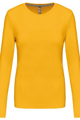 Kariban K383 - DAMES T-SHIRT MET RONDE HALS EN LANGE MOUWEN