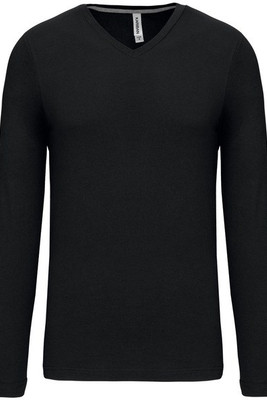 Kariban K358 - MEN'S LONG SLEEVE V-NECK T-SHIRT