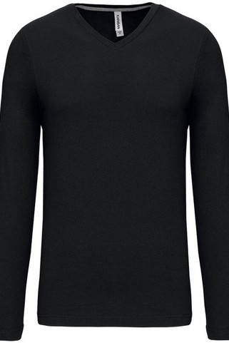 Kariban K358 - HERREN LANGARM T-SHIRT MIT V-AUSSCHNITT
