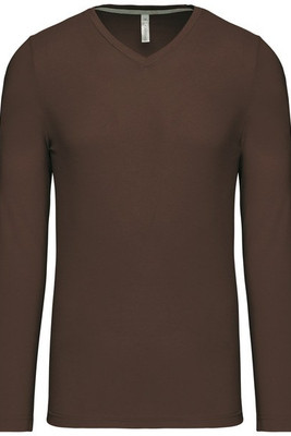 Kariban K358 - MEN'S LONG SLEEVE V-NECK T-SHIRT