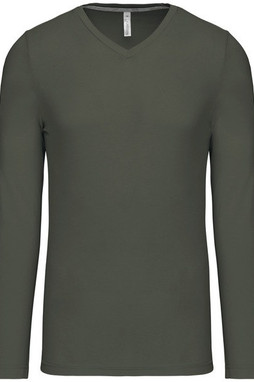 Kariban K358 - T-SHIRT COL V MANCHES LONGUES
