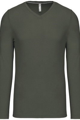 Kariban K358 - MEN'S LONG SLEEVE V-NECK T-SHIRT