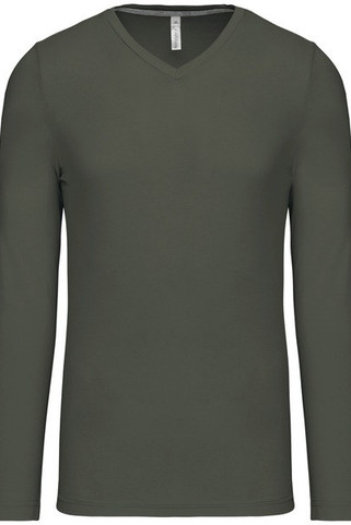Kariban K358 - MENS LONG SLEEVE V-NECK T-SHIRT