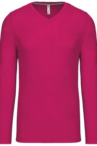 Kariban K358 - T-SHIRT COL V MANCHES LONGUES