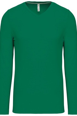 Kariban K358 - T-SHIRT COL V MANCHES LONGUES