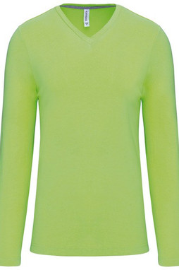 Kariban K358 - HERREN LANGARM T-SHIRT MIT V-AUSSCHNITT