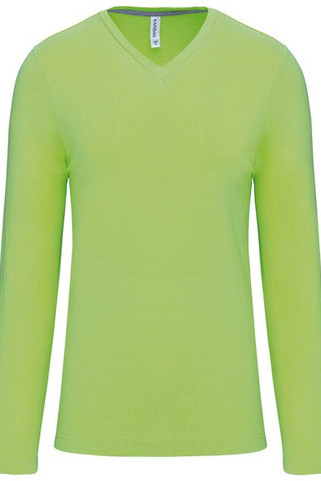 Kariban K358 - HEREN T-SHIRT MET V-HALS EN LANGE MOUWEN