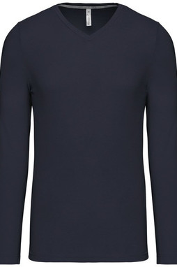 Kariban K358 - T-SHIRT COL V MANCHES LONGUES