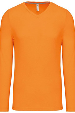 Kariban K358 - MENS LONG SLEEVE V-NECK T-SHIRT