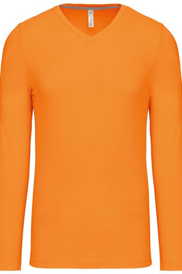 Kariban K358 - MEN'S LONG SLEEVE V-NECK T-SHIRT