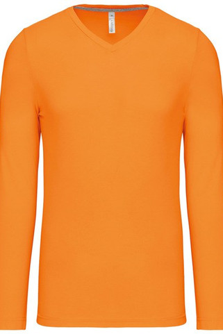 Kariban K358 - HERREN LANGARM T-SHIRT MIT V-AUSSCHNITT