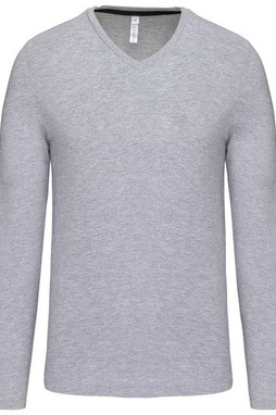 Kariban K358 - MENS LONG SLEEVE V-NECK T-SHIRT